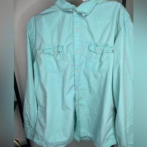 Long sleeve blue button up,XL, Urban Pipeline